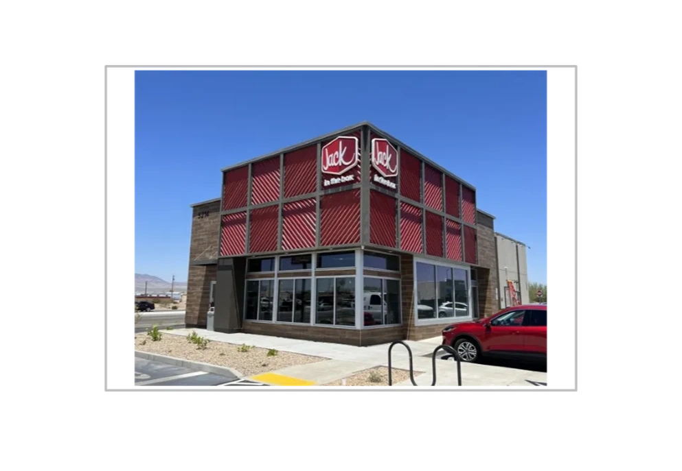 Jack in the Box restaurant exterior — completed project